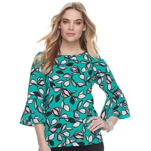 Women's Apt. 9® Georgette Bell Top S - Picture 1 of 6